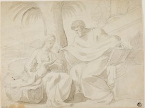 helig familj av Eustache Le Sueur