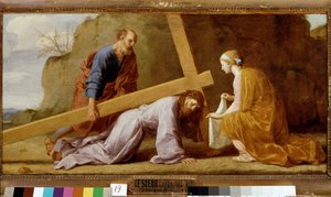 Jesus bär sitt kors (bär korset eller korsets väg), ca 1651 (olja på duk)