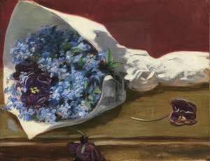 Blumenstrauß (Bukett av blommor). Um 1874
