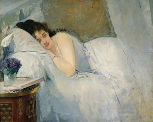 Uppvaknande tjej. Omkring 1877/78