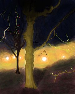 5:20 A.MProspect Park, Brooklyn (digital konst) av Evan Sklar