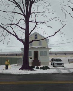 Jamaica, Queens (digital konst) av Evan Sklar