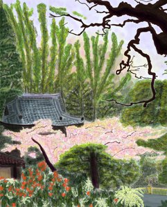 Japansk trädgård av Evan Sklar