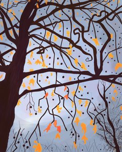 London Planetree , Brooklyn (digital konst) av Evan Sklar