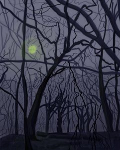 Träd (digital konst) av Evan Sklar