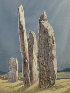 Höga stenar vid Callanish, Isle of Lewis av Evangeline Dickson