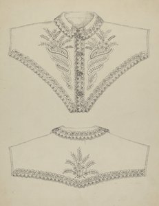 Broderad nattklänning av Evelyn Bailey