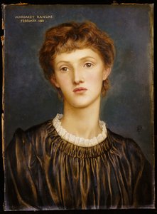 Porträtt av Margaret Rawlins, 1883 av Evelyn De Morgan