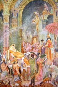 "Fångst av Sarrapanu av Tiglath-Pileser II", av Evelyn Paul