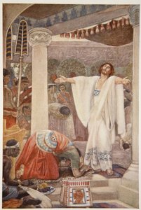 Daniel tolkar Nebukadnessars dröm, illustration från 