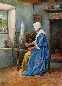 Illustration för de unga pilgrimerna av Evelyn Stuart Hardy