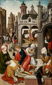 Scen från Saint Rochs liv, 1517.