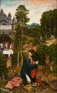Scen från Saint Rochs liv, 1517.