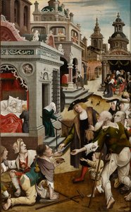 Scen från Saint Rochs liv, 1517.