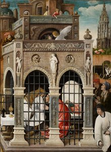 Scen från Saint Rochs liv, 1517.