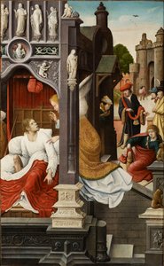 Scen från Saint Rochs liv, 1517.
