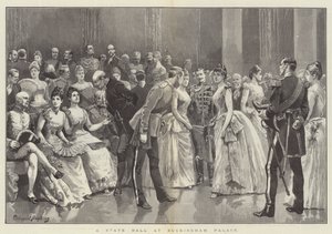 En statsbal i Buckingham Palace
