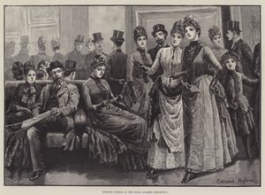 Country Cousins på Royal Academy Exhibition av Everard Hopkins