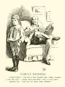 Familjeregister (gravyr) av Everard Hopkins