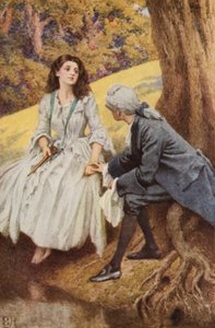 Illustration för A Sentimental Journey av Laurence Sterne av Everard Hopkins