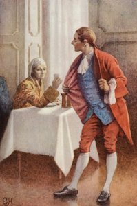 Illustration för A Sentimental Journey av Laurence Sterne av Everard Hopkins
