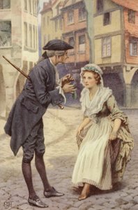 Illustration för A Sentimental Journey av Laurence Sterne av Everard Hopkins