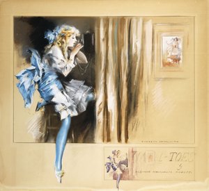 Tinsel Toes av Everett Shinn