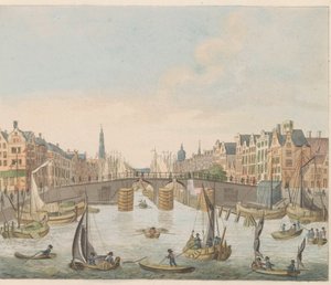 Utsikt över Nieuwe Bridge, ca 1810-1813 Vue du Pont-Neuf, pris de l