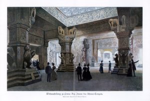 Khmer-templet, Paris världsutställning, 1889, 1900.
