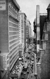 Chestnut Street, Philadelphia, Pennsylvania, USA, ca 1930-talet