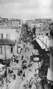 Gatubild, Beirut, Libanon, c1924