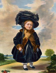 Drottning Victoria 1819-1901 fyra år gammal, 1800-talet.