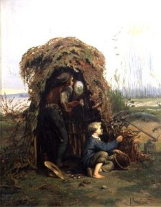 Fågelfångst av F.L.D. Bocion