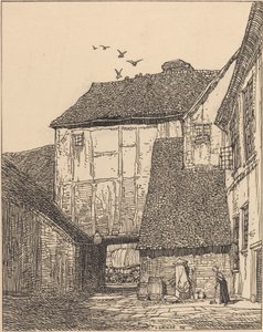 The George Inn, Beaconsfield av F.L. Griggs