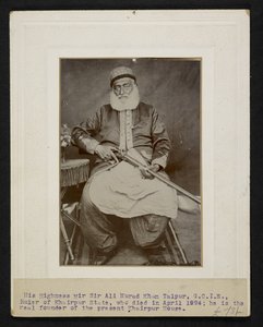 Sir Mir Ali Murad Khan Talpur III, härskare i staten Khairpur av F.L. Wadhumal
