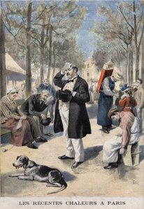 De senaste heaten i Paris - i Le petit Journal du 22/09/1895 av F.L. and Tofani Oswaldo  Meaulle