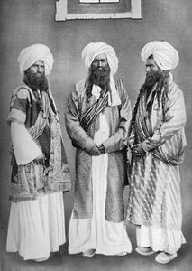 Tre Balochi-hövdingar, 1902