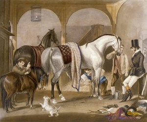 The Clipper, graverad av J.R. Mackrell (färg litho) av F. C. (after) Turner