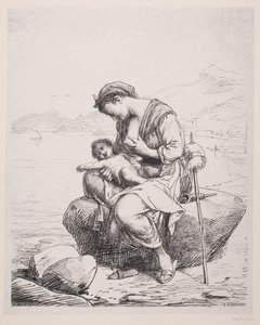 En ung mamma av F. Hendriksen
