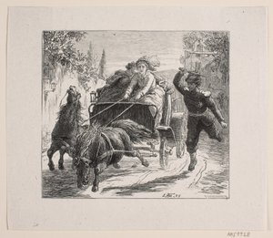 Illustration för Bjørnstjerne Bjørnson "En skiss från Italien" av F. Hendriksen