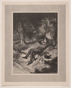 Illustration för C. Hauch, "Den älskade"