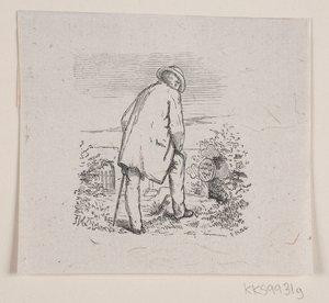 Illustration till "De sista timmarna", dikt av H. J. Greensteen av F. Hendriksen