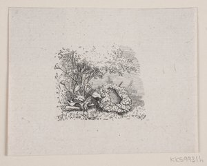 Illustration till "De sista timmarna", dikt av H. J. Greensteen av F. Hendriksen