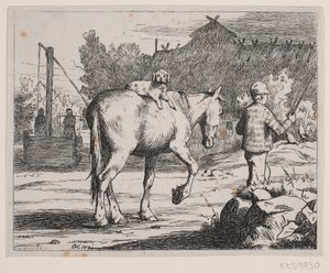 Illustration till en dikt av P. Hansen