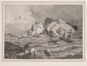 Nödhamn på norska kusten