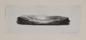 Vinjetten. Snöiga berg av F. Hendriksen