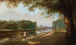 Themsen vid Isleworth av F. Holt