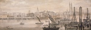Old London Bridge, 1826. av F Jackson