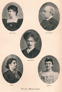 Stora musiker - Plate X., c1880, 1895