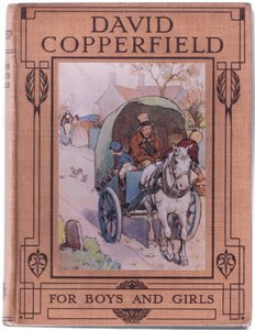 Framsidans design, illustration från David Copperfield, 1914